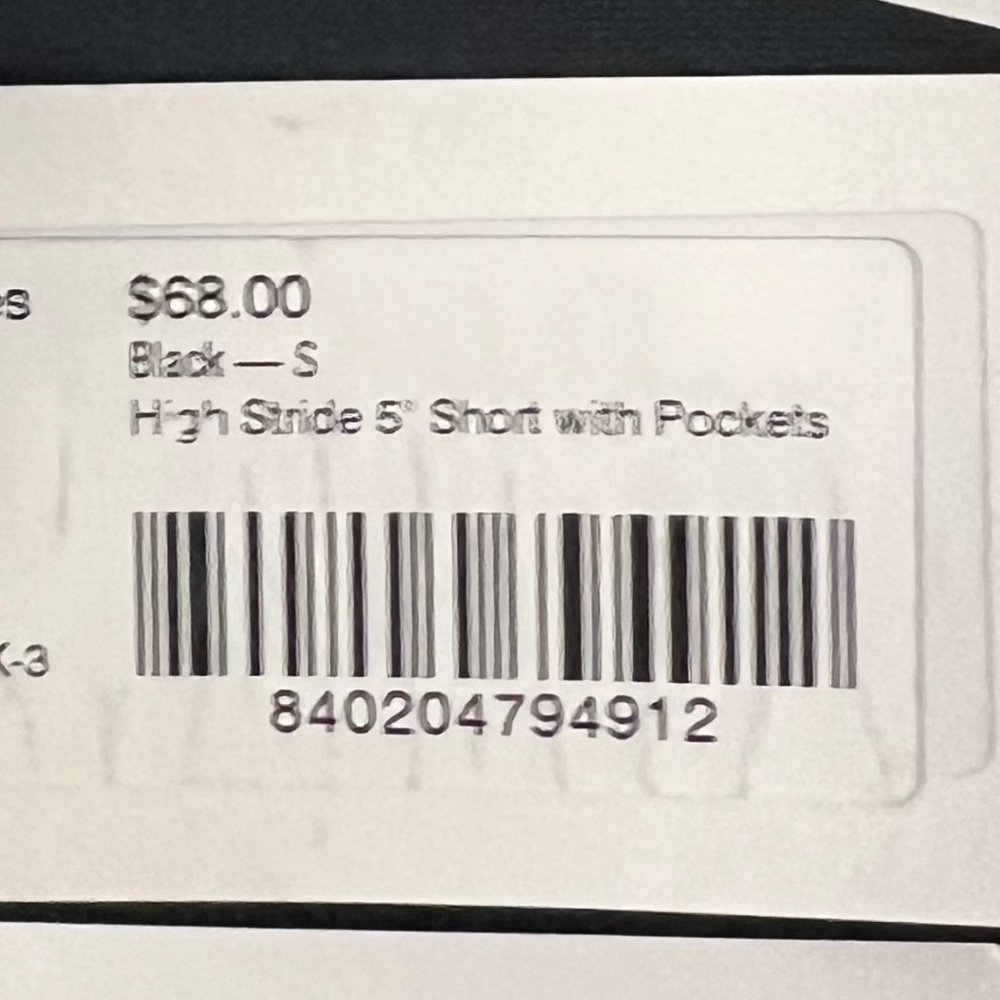 Outdoor Voices Men's High Stride 5" Short with Pockets Black Small NWT - Picture 13 of 14